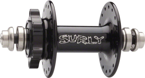 Surly Ultra New Disc Front Hub QR x 100mm 6Bolt Black 32h