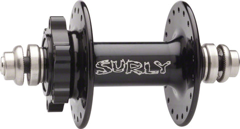 Surly Ultra New Disc Front Hub QR x 100mm 6Bolt Black 36h