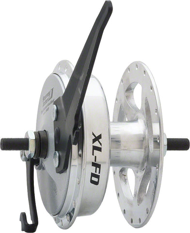 SturmeyArcher XLFD Front Hub 9 x 1 x 100mm Drum Brake Silver 36h