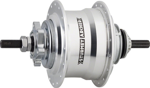 Sturmey Archer RXRK5 5 Speed Hub 32H 135OLD 90mm 6Bolt Disc Silver