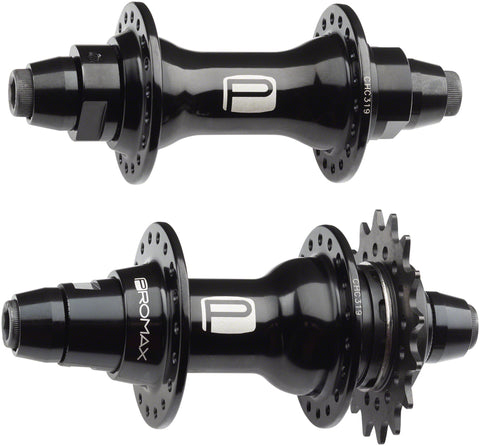 Promax Pro 10mm Hubset 36 Hole with 16t Cog Black