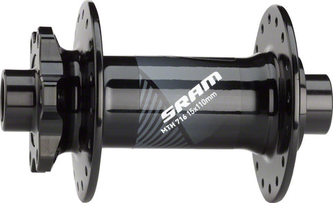 SRAM 716 Front Hub 15 x 110mm Boost 6Bolt Black