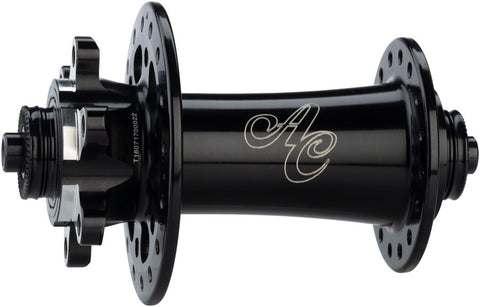 All City GoDevil Front Hub 15/12/QR x 100mm 6Bolt Black 32h