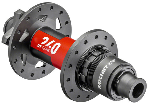 DT Swiss 240 EXP Rear Hub - 12 x 148mm 6-Bolt XD Black/Red 32H 54pt