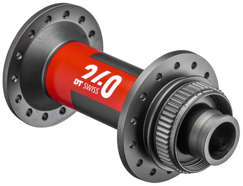 DT Swiss 240 Front Hub 15 x 110mm Center Lock 32h Black/Red