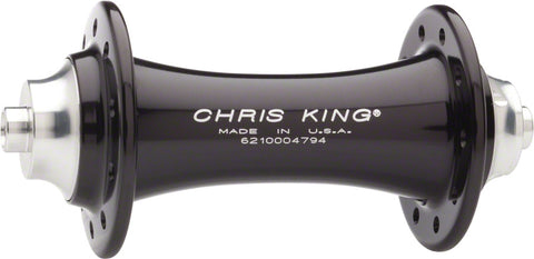 Chris King R45 Front Hub QR x 100mm Rim Brake Black 20