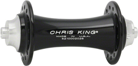 Chris King R45 Front Hub QR x 100mm Rim Brake Black 28h