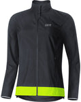 GORE® C3 WINDSTOPPER® Classic Jacket - Black/Neon Yellow Women's Medium