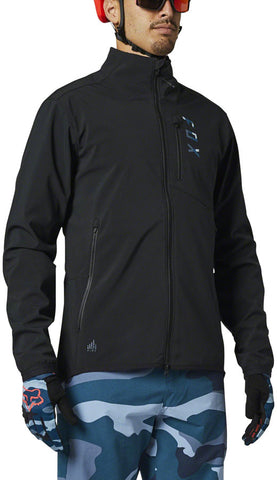 Fox Racing Ranger Fire Jacket - Black/Blue Men's Large