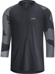 GORE® C5 Trail 3/4 Cycling Jersey - Black/Dark Graphite Grey Men's Medium