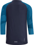 GORE® C5 Trail 3/4 Cycling Jersey - Orbit Blue/Sphere Blue Men's Small