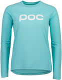 POC Essential MTB Jersey Light Kalkopyrit Blue Long Sleeve WoMen's