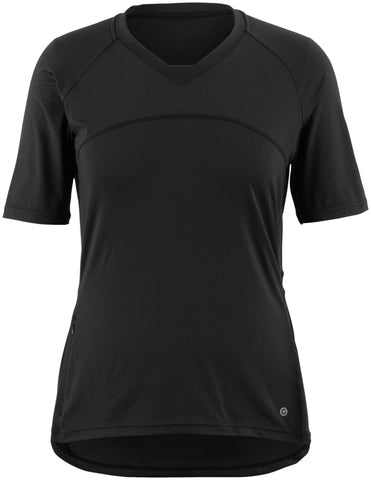 Garneau HTO 3 Jersey - Black Short Sleeve Women's Small