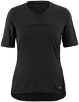 Garneau HTO 3 Jersey - Black Short Sleeve Women's Large