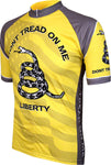 World Jerseys Don't Tread on Me Jersey Yellow/GRAY Short Sleeve Men's