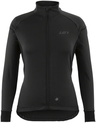 Garneau Thermal Edge Jersey - Black Long Sleeve Women's Large