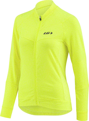 Garneau Beeze LS Jersey - Bright Yellow Long Sleeve Women's X-Large