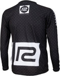 Radio Microdot BMX Race Jersey Black Long Sleeve Men's