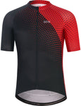 GORE® Wear Flash Cycling Jersey - Black/Red Men's Large