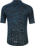 GORE® Wear Gotham Cycling Jersey - Black/Sphere Blue Men's Medium