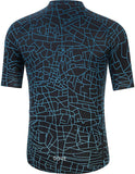 GORE® Wear Gotham Cycling Jersey - Black/Sphere Blue Men's Small