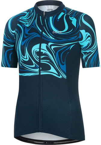 GORE® Wear Paint Cycling Jersey - Orbit Blue/Sphere Blue Women's Large