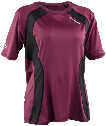 RaceFace Traverse Jersey - Bordeaux Short Sleeve Women's Small