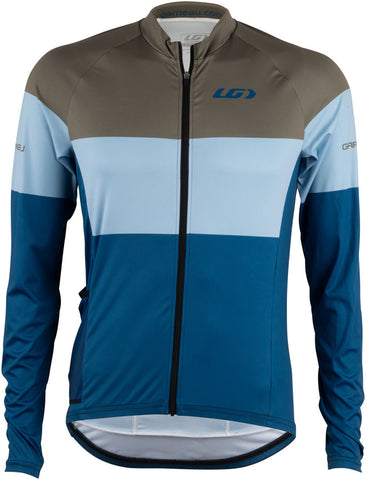 Garneau Rugged Long Sleeve Jersey - Blue Men's Small