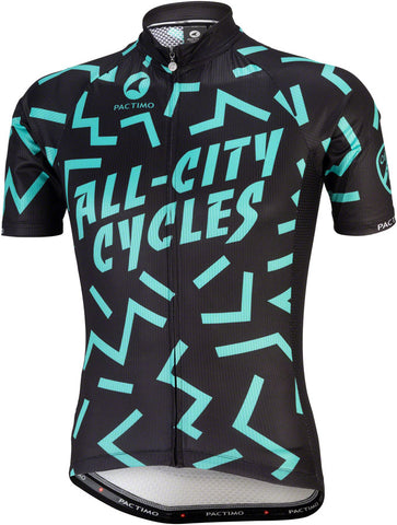 All City The Max Jersey Black/Mint Short Sleeve Men's