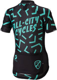 All City The Max Jersey Black/Mint Short Sleeve WoMen's