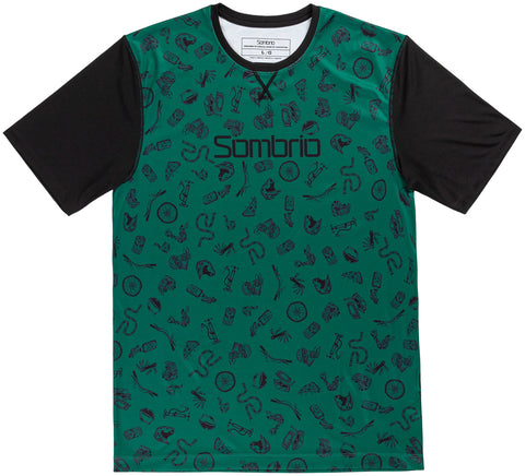 Sombrio Renegade Jersey Evergreen Havoc Short Sleeve Men's