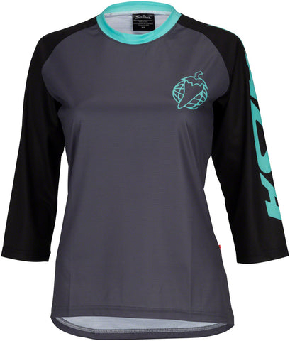 Salsa Devour MTB Jersey Black Mint 3/4 Sleeve WoMen's