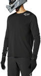 Fox Racing Defend Delta Long Sleeve Jersey - Black/Black Men's Large