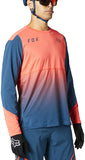 Fox Racing Flexair Long Sleeve Jersey - Orange/Blue Men's Medium