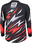 Radio Lightning BMX Race Jersey Red Long Sleeve Men's