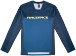 RaceFace Diffuse Long Sleeve Jersey - Navy Men's X-Large