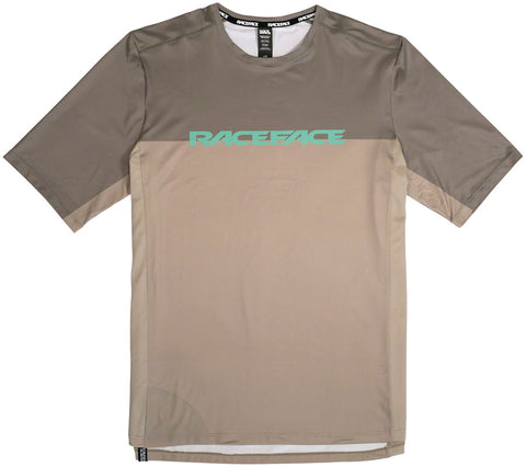 RaceFace Indy Short Sleeve Jersey - Sand Men's Large