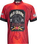 World Jerseys Old Crank Whiskey Jersey Brown/Black Short Sleeve Men's