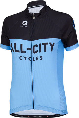 All City Classic Jersey Blue/Black Short Sleeve WoMen's