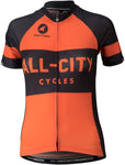 All City Classic Jersey Orange Short Sleeve WoMen's