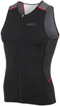 Garneau Tri Comp MultiSport Top Black/GRAY/Red Sleeveless Men's