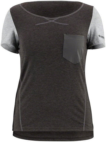 Garneau T-Dirt Jersey - Gray/Gray Short Sleeve Women's 2X-Large