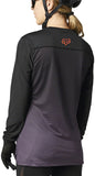 Fox Racing Flexair Long Sleeve Jersey - Black/Purple Women's Medium