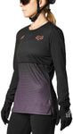 Fox Racing Flexair Long Sleeve Jersey - Black/Purple Women's Medium