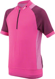 Garneau Lemmon Junior Jersey Pink Glow/Magenta Purple Short Sleeve Youth