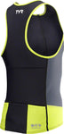 TYR Competitor Tank MultiSport Top Black/Lime Sleeveless Men's