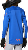 Fox Racing Defend Long Sleeve Jersey - Gray/Blue Youth Large