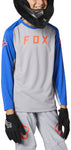 Fox Racing Defend Long Sleeve Jersey - Gray/Blue Youth Medium