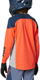 Fox Racing Defend Long Sleeve Jersey - Orange/Blue Youth Large