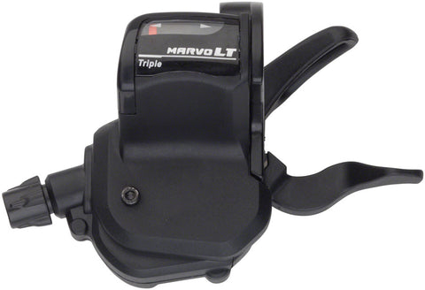microSHIFT MarvoLT Left Trigger Shifter Triple Steel Lever Optical Gear Indicator